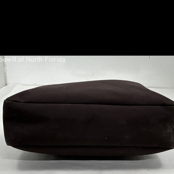 Lauren Ralph Lauren Brown Croc Embossed Tote Bag Patent Trim Large Shoulder Bag - Picture 3 of 6